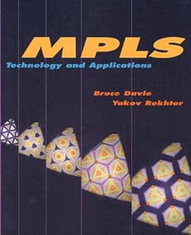 mpls technology and applications 1st edition bruce s davie ,yakov rekhter 1558606564, 978-1558606562