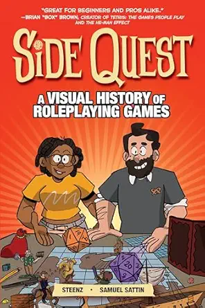 side quest a visual history of roleplaying games a graphic novel 1st edition samuel sattin ,steenz