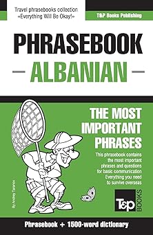 english albanian phrasebook and 1500 word dictionary 1st edition andrey taranov 178767150x, 978-1787671508