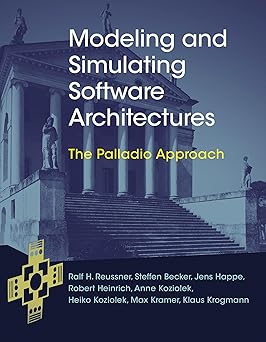 modeling and simulating software architectures the palladio approach 1st edition ralf h reussner ,steffen