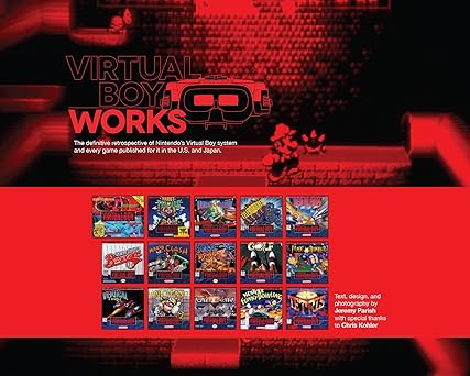 virtual boy works 1st edition jeremy parish 1955183155, 978-1955183154