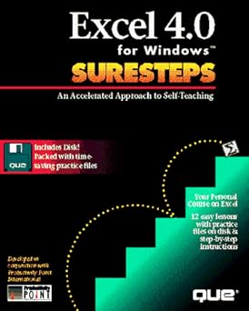 excel 4 0 for windows suresteps/book and disk 1st edition elsa bell 1565292413, 978-1565292413