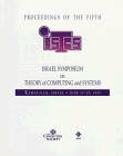 proceedings of the fifth israeli symposium on theory of computing and systems june 17 19 1997 ramat gan