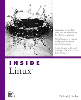 inside linux 1st edition michael j tobler 0735709408, 978-0735709409