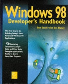 windows 98 developers handbook 1st edition ben ezzell ,jim blaney 0782121241, 978-0782121247