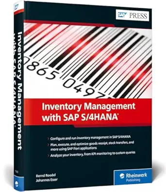 inventory management with sap s/4hana 1st edition bernd roedel ,johannes esser 149321845x, 978-1493218455