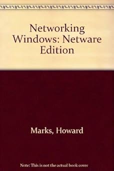 networking windows  /book and disk 1st edition howard marks ,kristin marks ,rick segal 0672302063,