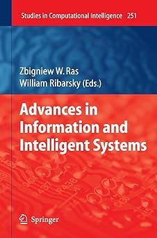 advances in information and intelligent systems 1st edition ras 364204140x, 978-3642041402