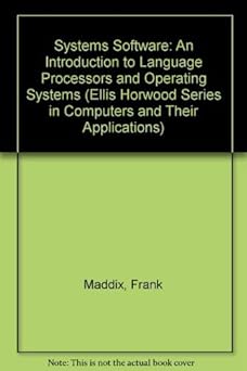 systems software 1st edition frank maddix 0138777136, 978-0138777135