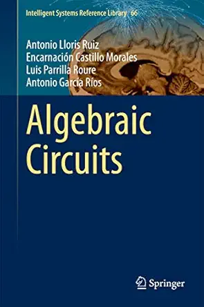 algebraic circuits 1st edition antonio lloris ruiz ,encarnacia n castillo morales ,luis parrilla roure