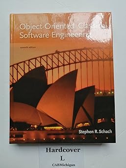 object oriented and classical software engineering 1st edition stephen schach 0073191264, 978-0073191263