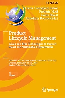 product lifecycle management green and blue technologies to support smart and sustainable organizations 18th