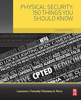 physical security 150 things you should know 1st edition lawrence j fennelly ,marianna perry 0128094877,