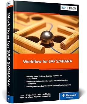 workflow for sap s/4hana 1st edition nilay ghosh ,kousik goon ,sandip jana ,arindam mukherjee ,srinivas rao
