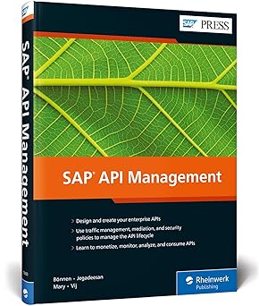 sap api management 1st edition harsh jegadeesan ,divya mary ,shilpa vij carsten ba nnen 1493218603,