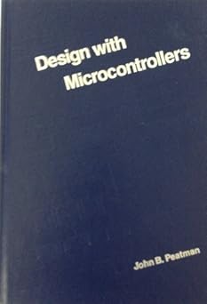 design with microcontrollers 1st edition john b peatman 0070492387, 978-0070492387