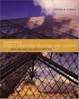 intro to object oriented analysis and design with uml cd 1st edition stephen r schach ,stephen schach