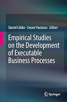 empirical studies on the development of executable business processes 1st edition daniel la 1/4bke ,cesare
