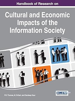 handbook of research on cultural and economic impacts of the information society 1st edition p e thomas ,m