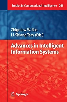advances in intelligent information systems 1st edition zbigniew w ras ,li shiang tsay 3642051820,