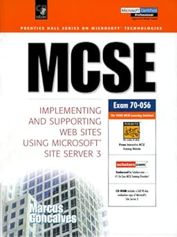 mcse implementing and supporting web sites using microsoft site server 3 1st edition marcus goncalves
