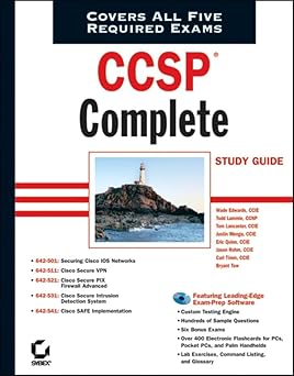 ccsp complete study guide 1st edition wade edwards ,todd lammle ,tom lancaster ,justin menga ,eric quinn
