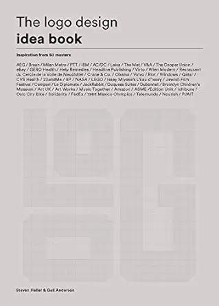 the logo design idea book 1st edition steven heller ,gail anderson 1786274124, 978-1786274120