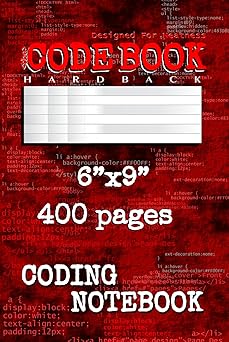 the code book a coding notebook hardback 6 x9 400 pages 1st edition t m linville 1733708863, 978-1733708869
