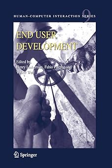 end user development 1st edition henry lieberman ,fabio paterna ,volker wulf 1402042205, 978-1402042201