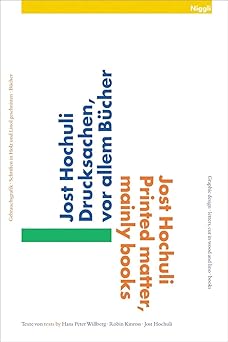 printed matter mainly books 1st edition jost hochuli 3721203992, 978-3721203998