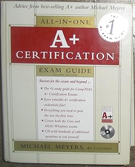 a+ all in one certification exam guide 1st edition michael meyers 0072122668, 978-0072122664