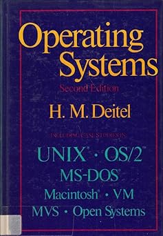 operating systems 1st edition deitel 0201180383, 978-0201180381