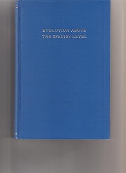 evolution above the species level 1st edition bernhard rensch 0231022964, 978-0231022965