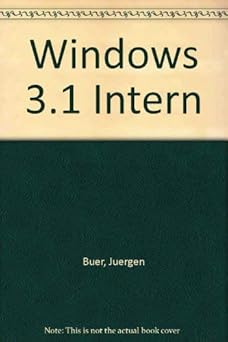 windows 3 1 intern/book and disk 1st edition juergen baer ,irene bauder 1557551596, 978-1557551597