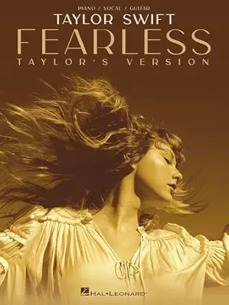 taylor swift fearless piano/vocal/guitar songbook taylor swift sheet music book with all 19 tracks taylor