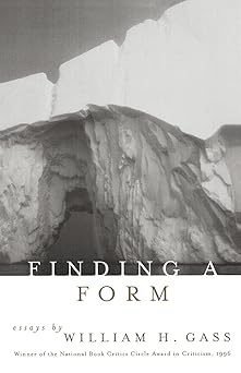 finding a form 1st edition william h gass 0801484898, 978-0801484896