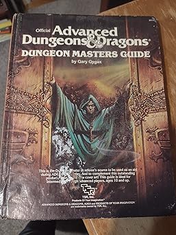 official advanced dungeons and dragons dungeon masters guide 1st edition gary gygax 0880380519, 978-0880380515