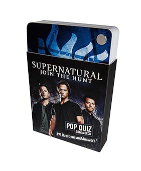supernatural pop quiz trivia deck 1st edition chip carter 1683837355, 978-1683837350
