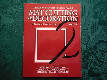 mat cutting and decoration 1st edition vivian c kistler 0938655019, 978-0938655015