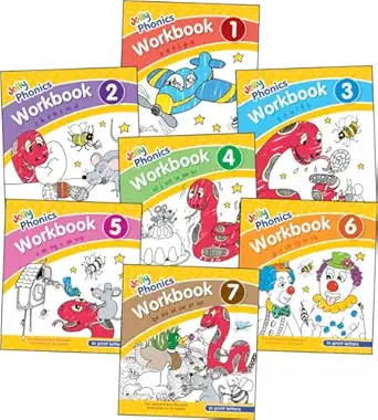 jolly phonics workbooks 1 7 in print letters in print letters 1st edition sue lloyd ,sara wernham ,lib