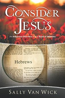 consider jesus an inductive overview on the book of hebrews 1st edition sally van wick 1735442410,
