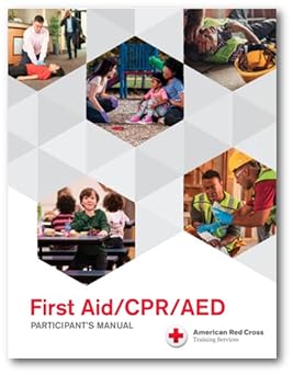 first aid/cpr/aed participants manual rev 2021 1st edition american red cross 173674478x, 978-1736744789