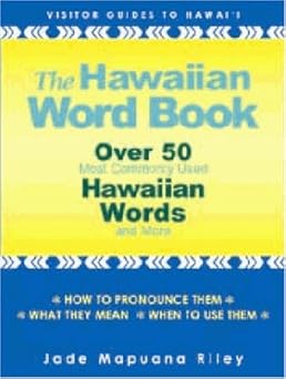 the hawaiian word book 1st edition jade mapuana riley 1566476348, 978-1566476348