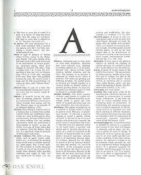 bookbinding and the conservation of books a dictionary of descriptive terminology 1st edition matt roberts