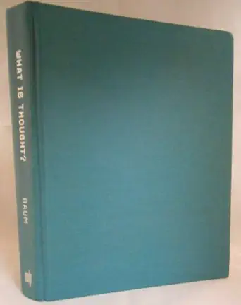 what is thought 1st edition eric b baum 0262025485, 978-0262025485