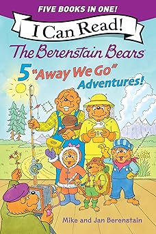 the berenstain bears five away we go adventures 1st edition mike berenstain ,jan berenstain 0063355639,