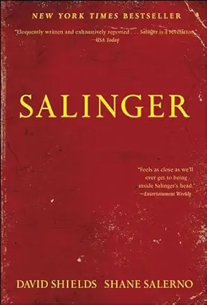 salinger 1st edition david shields ,shane salerno 1476744858, 978-1476744858