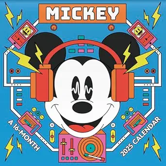 2025 disney mickey mouse wall calendar 1st edition trends international 1438899998, 978-1438899992