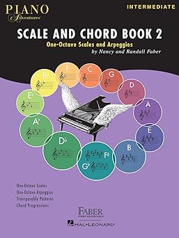piano adventures scale and chord book 2 one octave scales and arpeggios finger patterns technique exercises