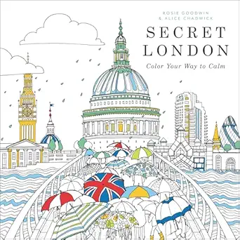 secret london color your way to calm 1st edition alice chadwick ,rosie goodwin 0316546100, 978-0316546102